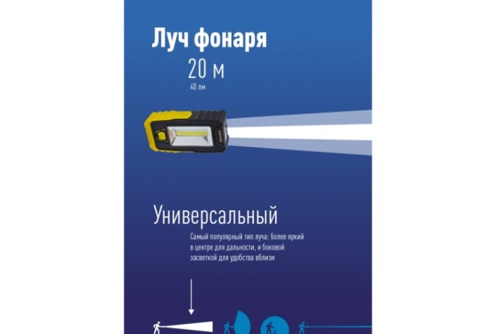 Фонарь КОСМОС KocAu6006COB Фонарь КОСМОС KocAu6006COB
