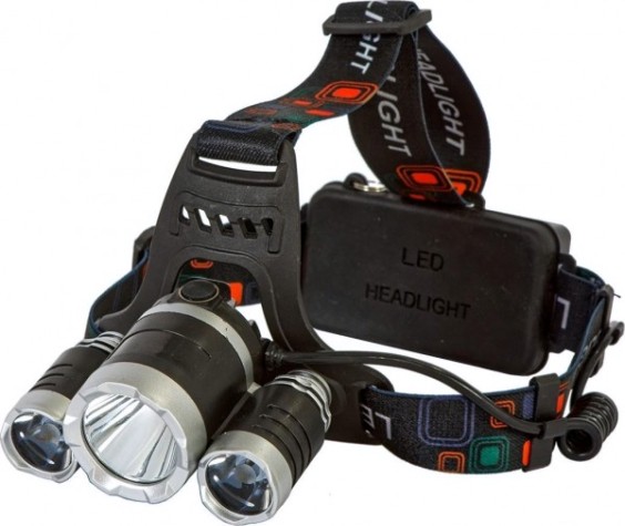 Фонарь светодиодный GLANZEN UFL-0600-V15 налобный, аккумуляторный, usb