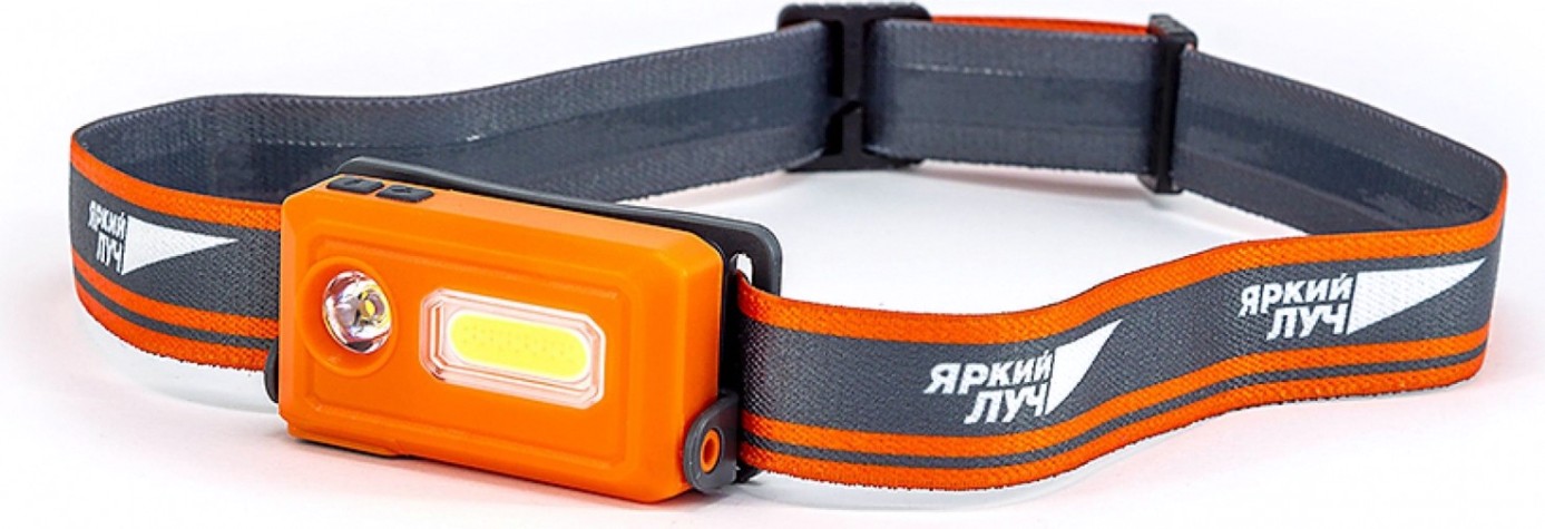 Фонарь ЯРКИЙ ЛУЧ LH-120 DROID ACCU налобный, диммер, li-po 500mah [4606400106296]