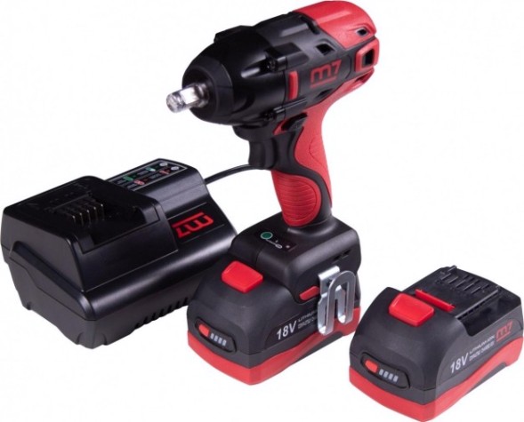 Гайковерт аккумуляторный MIGHTY SEVEN DW-401A ударный 4 предмета, кейс