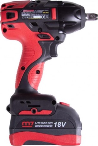 Гайковерт аккумуляторный MIGHTY SEVEN DW-401A ударный 4 предмета, кейс Гайковерт аккумуляторный MIGHTY SEVEN DW-401A ударный 4 предмета, кейс