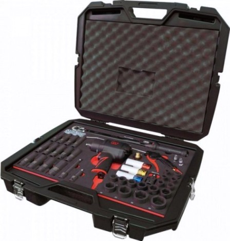 Гайковерт пневматический MIGHTY SEVEN NC-4255QC с принадлежностями, кейс, 41 предмет