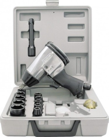 Гайковерт пневматический SUMAKE ST-5540К с набором головок [9652]