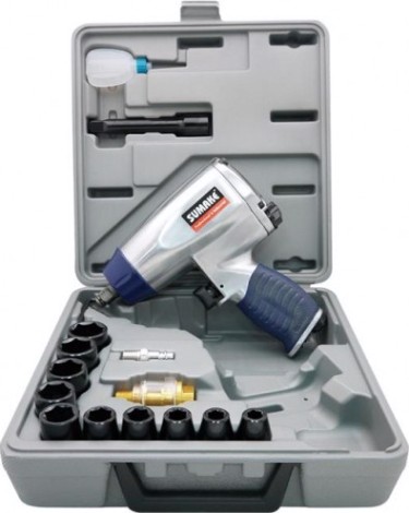 Гайковерт пневматический SUMAKE ST-M1001K с набором головок [8095030]