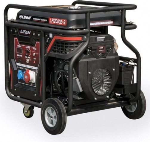 Генератор бензиновый LIFAN 12000E3A трехфазный [12000Е3А]
