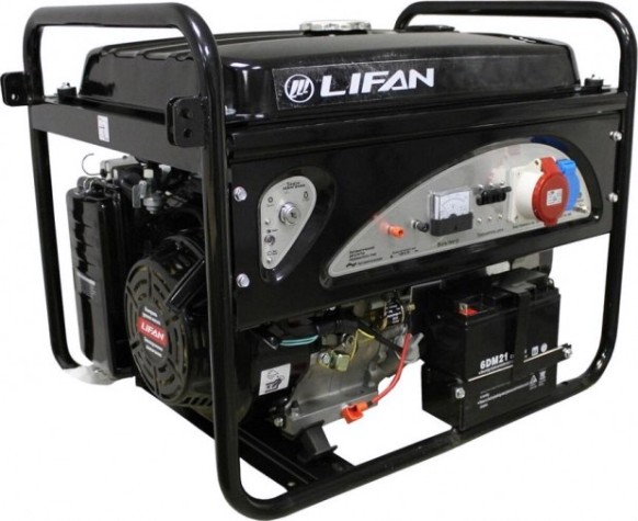 Генератор бензиновый LIFAN 7000E3 (6GF2-4) трехфазный [7000E3(6GF2-4)]