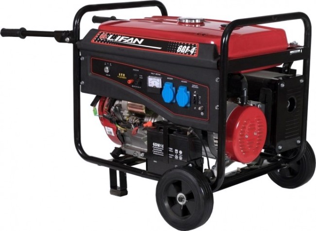 Генератор бензиновый LIFAN 7000EA (6GF-4) [7000EА(6GF-4)]