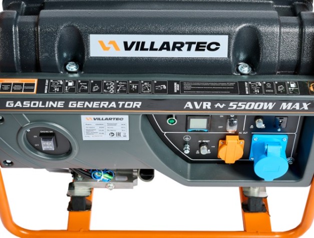 Генератор бензиновый VILLARTEC GG6300C Генератор бензиновый VILLARTEC GG6300C