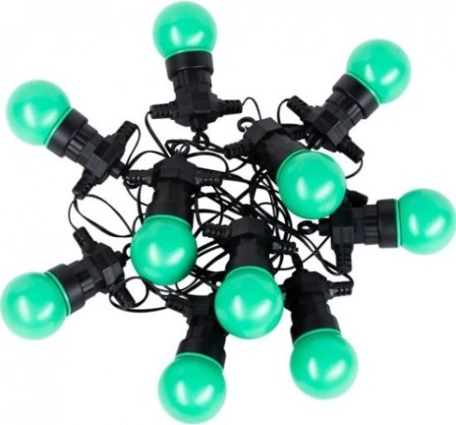 Гирлянда GAUSS HL061 светодиодная, 10 ламп, 7,7 м, ip44, зеленый