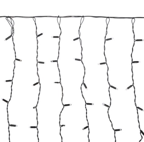 Гирлянда Neon-Night 235-286 Занавес 2x0,8м 160 LED ТЕПЛЫЙ БЕЛЫЙ IP65, 230B