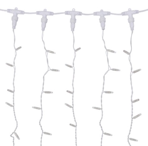 Гирлянда Neon-Night 235-386 Занавес 2x6м 768 LED ТЕПЛЫЙ БЕЛЫЙ IP65, 230B