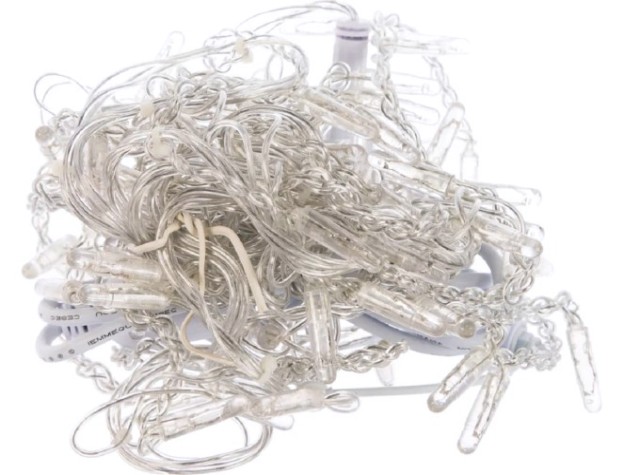 Гирлянда Neon-Night 255-055 БАХРОМА (Айсикл), 2,4х0,6м, 88 LED БЕЛЫЙ, IP65