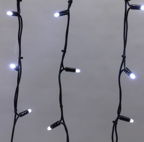Гирлянда Neon-Night 255-235 БАХРОМА (Айсикл), 4,0х0,6м, 128 LED БЕЛЫЙ, 3,3мм Гирлянда Neon-Night 255-235 БАХРОМА (Айсикл), 4,0х0,6м, 128 LED БЕЛЫЙ, 3,3мм