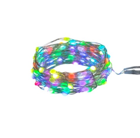 Гирлянда Neon-Night 303-259 Роса 10м, 100LED, RGB, IP44, 3хАА с пультом Гирлянда Neon-Night 303-259 Роса 10м, 100LED, RGB, IP44, 3хАА с пультом
