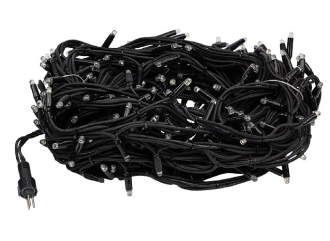 Гирлянда Neon-Night 303-329 ТВИНКЛ 20м, 240 LED МУЛЬТИКОЛОР, черный Каучук