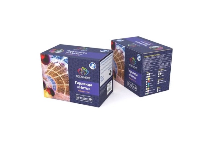 Гирлянда Neon-Night 305-156 Нить 10м (2 модуляx5м) 100 LED ТЕПЛЫЙ БЕЛЫЙ