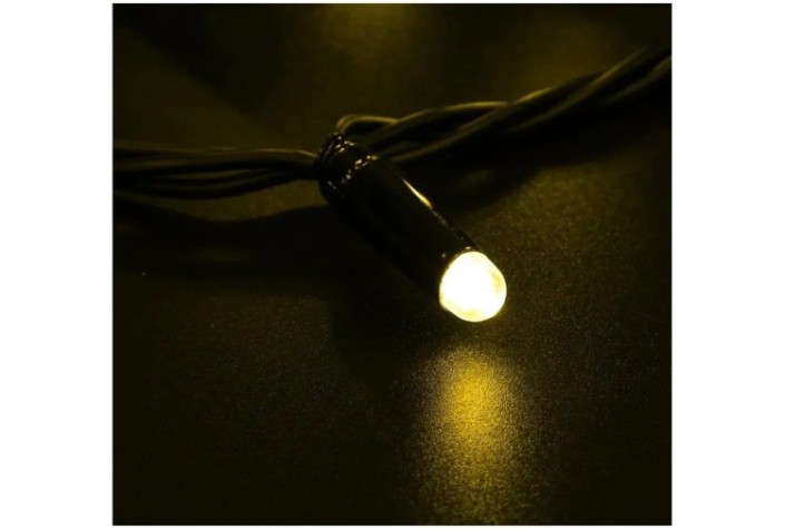 Гирлянда Neon-Night 305-171 Нить 10м (2 модуляx5м) 100 LED ЖЕЛТЫЙ