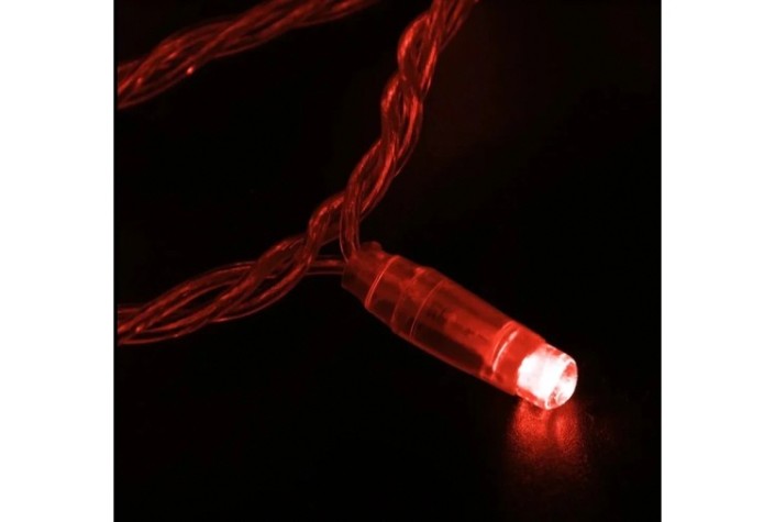 Гирлянда Neon-Night 305-252 Нить 10м (2 модуляx5м) 100 LED КРАСНЫЙ