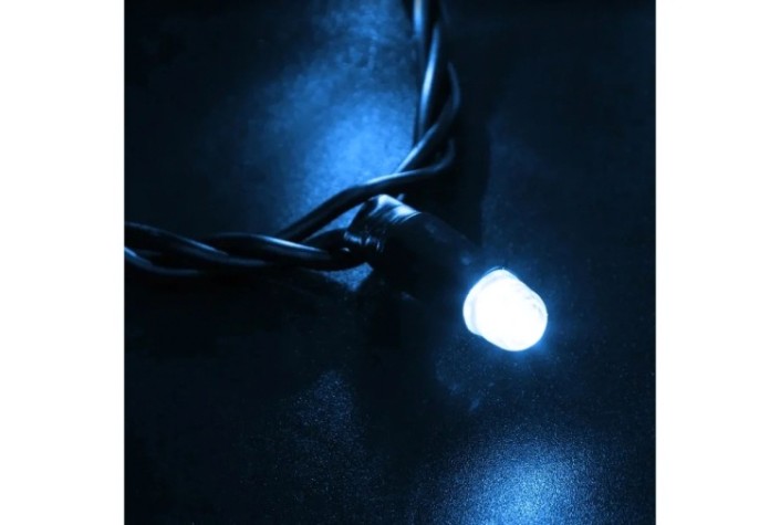 Гирлянда Neon-Night 305-273 Нить 10м (2 модуляx5м) 100 LED СИНИЙ