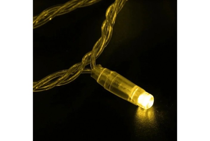 Гирлянда Neon-Night 305-281 Нить 10м (2 модуляx5м) 100 LED ЖЕЛТЫЙ