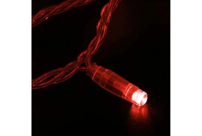 Гирлянда Neon-Night 305-282 Нить 10м (2 модуляx5м) 100 LED КРАСНЫЙ