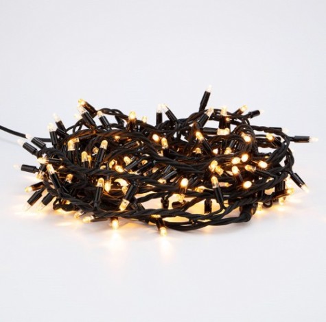 Гирлянда Neon-Night 315-216 Нить 10м (2 модуляx5м) 200 LED ТЕПЛЫЙ БЕЛЫЙ