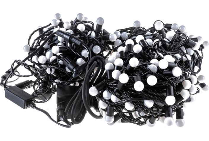 Гирлянда Neon-Night 323-619 Клип лайт-МУЛЬТИШАРИКИ 24В, 3 нити по 20м, 399 LED