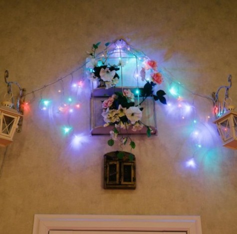 Гирлянда Neon-Night АЙСИКЛ (бахрома) 1,8х0,5 м, 48 LED RGB [255-009]