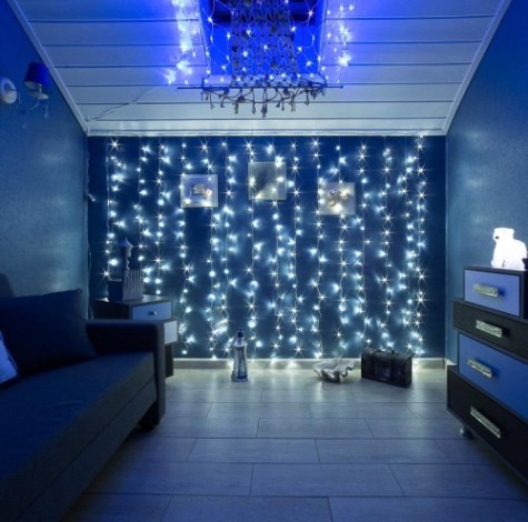 Гирлянда Neon-Night ДОЖДЬ 3х2 м 240 LED белый [235-091]