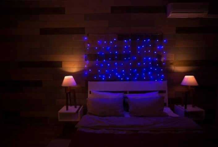 Гирлянда Neon-Night ДОЖДЬ (занавес) 1,5х1,5 м 144 LED синие [235-033]