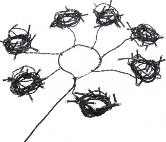 Гирлянда Neon-Night Елочная с кольцом 7 нитей по 1,5 м 105 LED мультиколор [235-079]