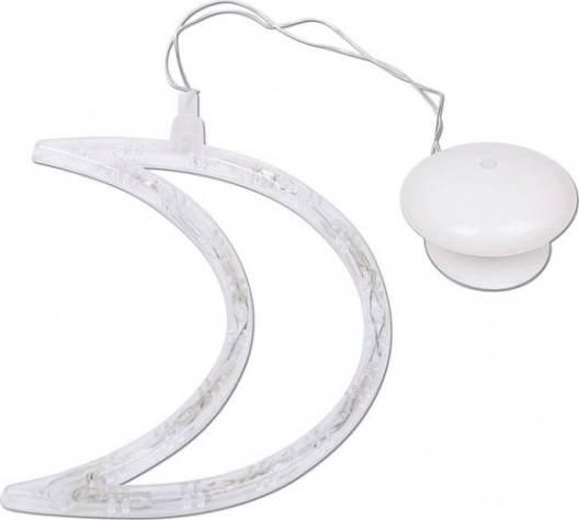 Гирлянда Neon-Night "Месяц" на присоске с подвесом [501-014]