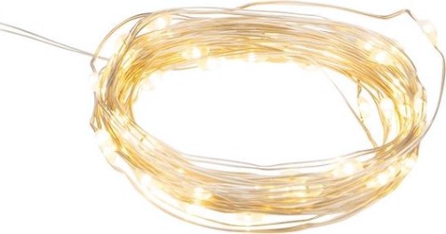 Гирлянда Neon-Night РОСА 10 м, 100 LED USB, теплое белое свечение [315-976]