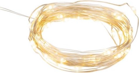 Гирлянда Neon-Night РОСА 5 м, 50 LED USB, теплое белое свечение [315-966]