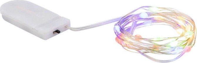 Гирлянда Neon-Night РОСА с крупными каплями 2 м, 20 LED цвет свечения мультиколор [302-009]