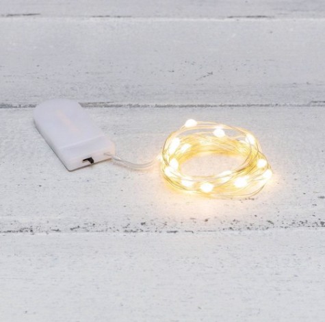 Гирлянда Neon-Night РОСА с крупными каплями 2 м, 20 LED теплое белое свечение [302-006]