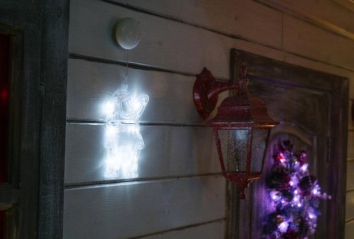 Гирлянда Neon-Night "Санта Клаус" на присоске с подвесом [501-018]