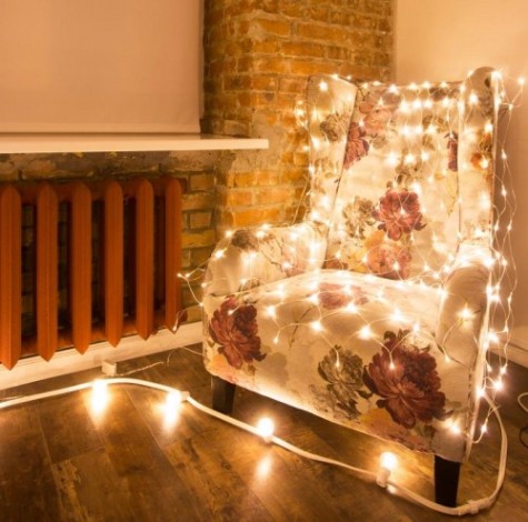 Гирлянда Neon-Night СЕТЬ 1,5х1,5м 150 LED теплый белый [215-126]