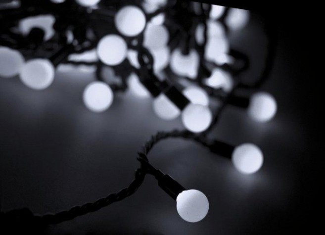 Гирлянда Neon-Night Шарики d 25мм 5 м 25 LED белые [303-555]