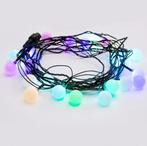 Гирлянда Neon-Night Шарики d 25мм 5 м 25 LED RGB [303-559]