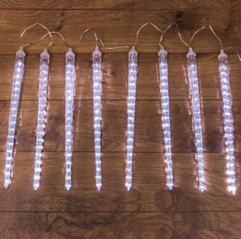 Гирлянда Neon-Night Сосульки 8 штх42 см, 36x8 LED, не соединяются [256-415]