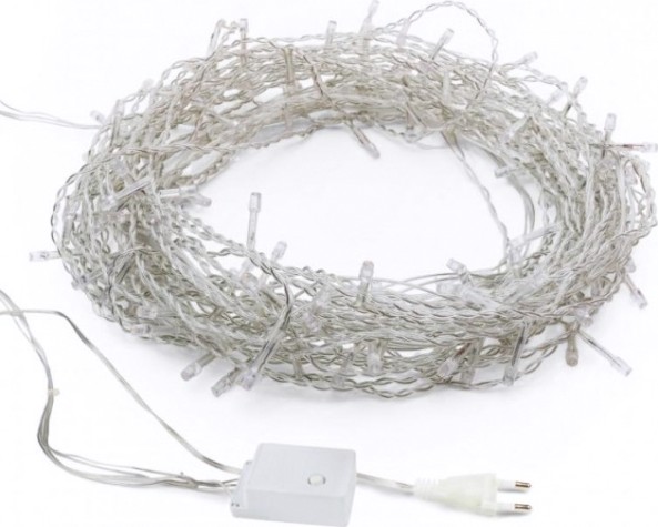 Гирлянда Neon-Night ТВИНКЛ 10м прозрачный ПВХ, 80 LED мультиколор [303-189]