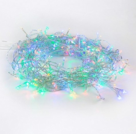 Гирлянда Neon-Night ТВИНКЛ 10м прозрачный ПВХ, 80 LED мультиколор [303-189]