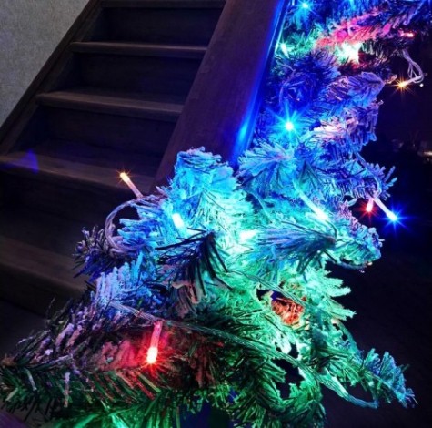 Гирлянда Neon-Night ТВИНКЛ 20м прозрачный ПВХ, 160 LED мультиколор [303-309]