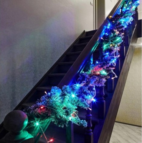 Гирлянда Neon-Night ТВИНКЛ 20м прозрачный ПВХ, 160 LED мультиколор [303-309]