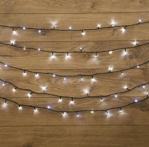 Гирлянда Neon-Night ТВИНКЛ 20м темно-зеленый ПВХ, 160 LED белый [303-115]