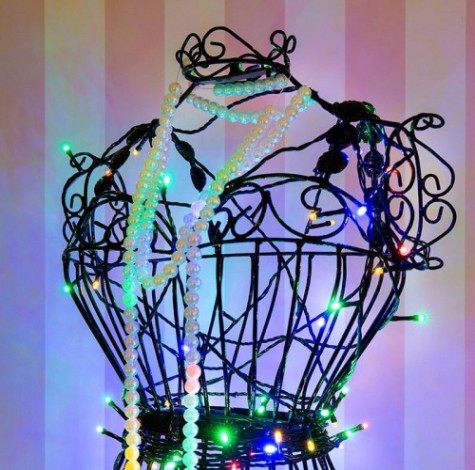 Гирлянда Neon-Night ТВИНКЛ 20м темно-зеленый ПВХ, 160 LED мультиколор [303-119]