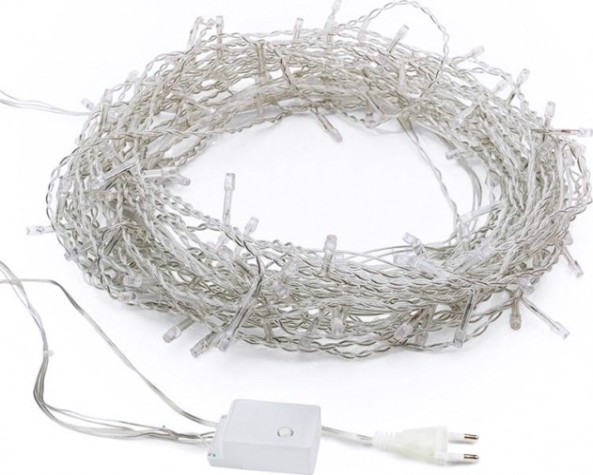 Гирлянда Neon-Night ТВИНКЛ 4м прозрачный ПВХ, 25 LED белый [303-165]