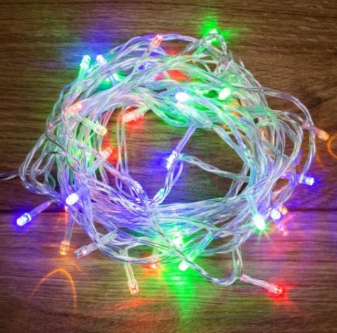 Гирлянда Neon-Night ТВИНКЛ 6м прозрачный ПВХ, 40 LED мультиколор [303-179]