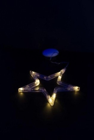 Гирлянда Neon-Night "Звездочка" на присоске с подвесом [501-011]